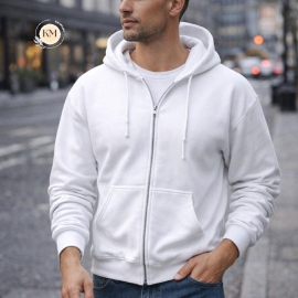 Áo Khoác Nam In Hình Theo Yêu Cầu – Hoodie Dây Kéo, Vải Ấm Nhẹ, Dễ Mặc