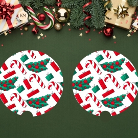 Car Coasters, Set of 2, noel2