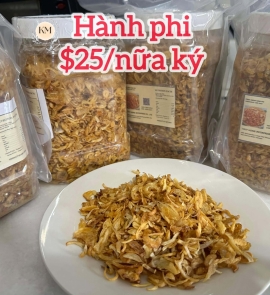 Hành phi giòn thơm hủ 500gr