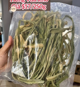 Tiến Vua Khô 250gr – Rau Tiến Vua Khô Giòn Ngon, Đặc Sản Dùng Nấu Canh Xào