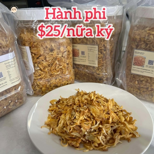 Hành phi giòn thơm hủ 500gr