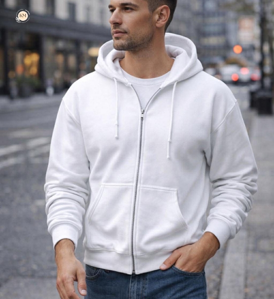 Áo Khoác Nam In Hình Theo Yêu Cầu – Hoodie Dây Kéo, Vải Ấm Nhẹ, Dễ Mặc
