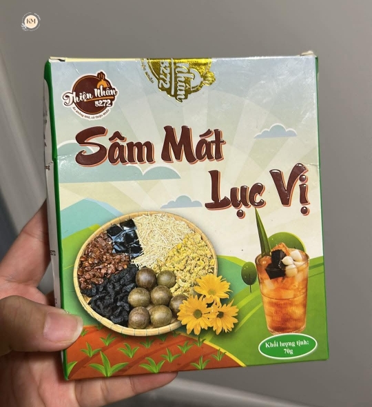 Trà Sâm Mát Lục Vị Thiên Nhiên  – Thanh Nhiệt, Giải Độc, Mát Gan (Hộp 70g)